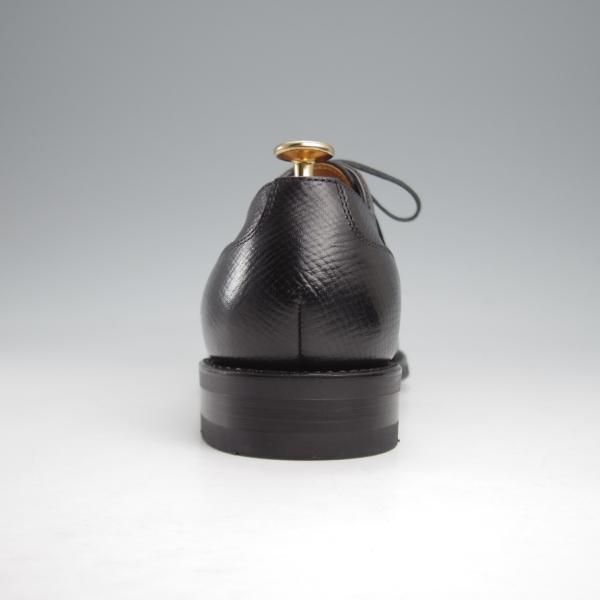 ほぼ試着程度★三陽山長 SIZE 7【定価￥80,300-★(英)C.F.ステッド社のクロスボード/友二郎】ストレートチップ/黒/Sanyo Yamacho★k146
