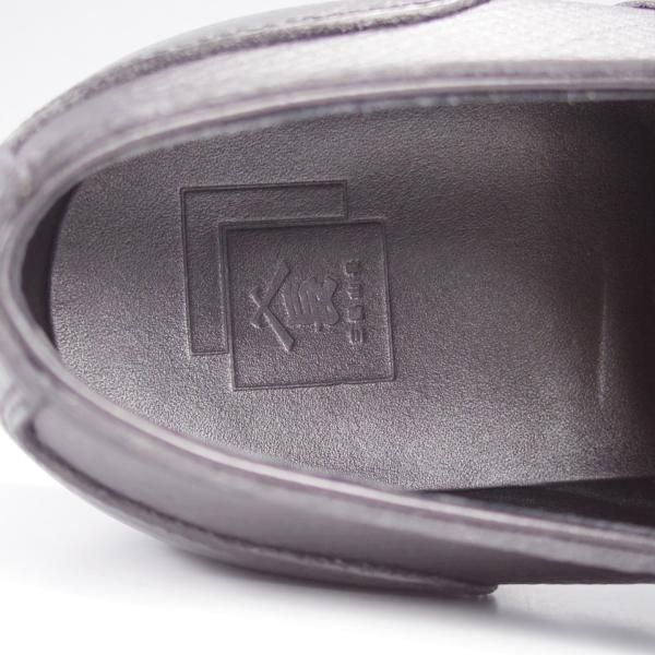 ほぼ試着程度★三陽山長 SIZE 7【定価￥80,300-★(英)C.F.ステッド社のクロスボード/友二郎】ストレートチップ/黒/Sanyo Yamacho★k146