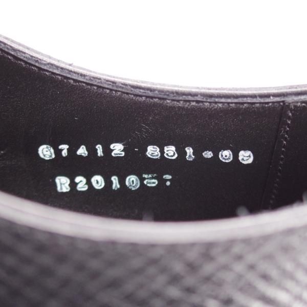 ほぼ試着程度★三陽山長 SIZE 7【定価￥80,300-★(英)C.F.ステッド社のクロスボード/友二郎】ストレートチップ/黒/Sanyo Yamacho★k146