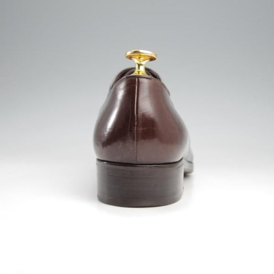 極上★(伊)アルティオリ SIZE 5.5【定価15万円以上★イントレチャート×カンガルー革】センターエラスティック/濃茶/メンズ/ARTIOLI★k150