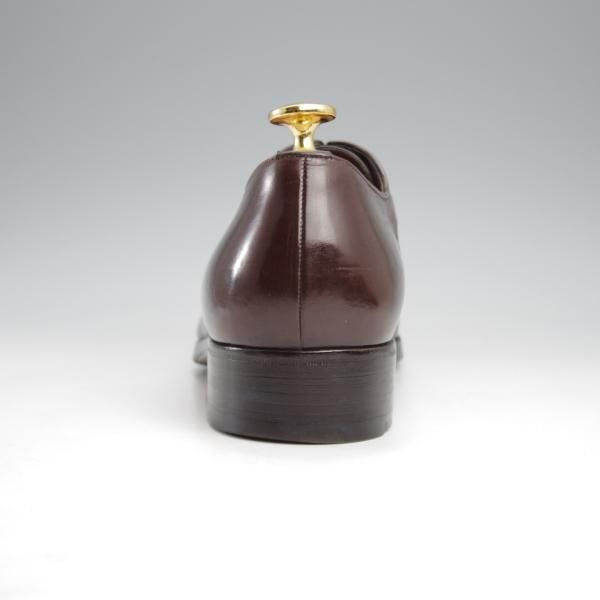 極上★(伊)アルティオリ SIZE 5.5【定価15万円以上★イントレチャート×カンガルー革】センターエラスティック/濃茶/メンズ/ARTIOLI★k150