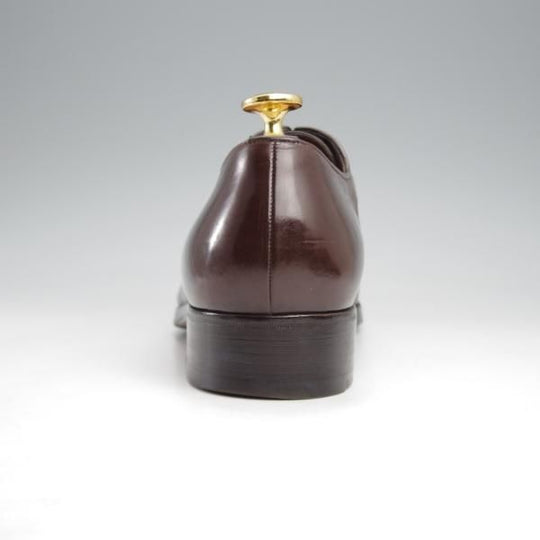 極上★(伊)アルティオリ SIZE 5.5【定価15万円以上★イントレチャート×カンガルー革】センターエラスティック/濃茶/メンズ/ARTIOLI★k150