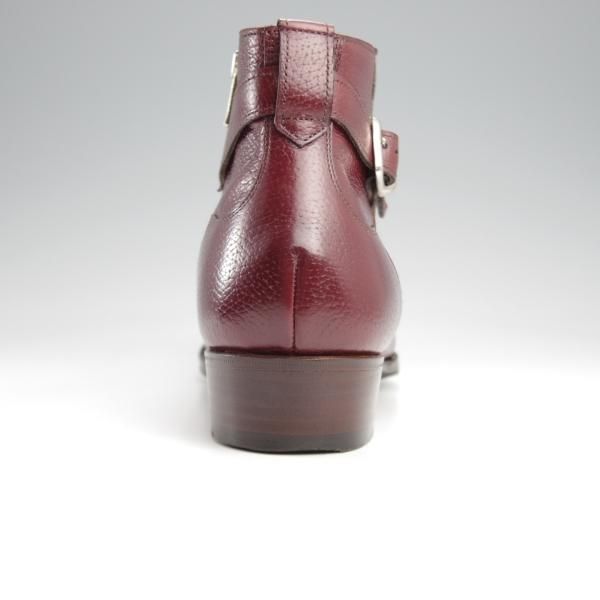 美品★Oriental/オリエンタル SIZE 6【定価￥71,500-★CREED/ベベルドグッドイヤー】6703/BIANCO/サイドジップ/ブーツ/赤茶★k152