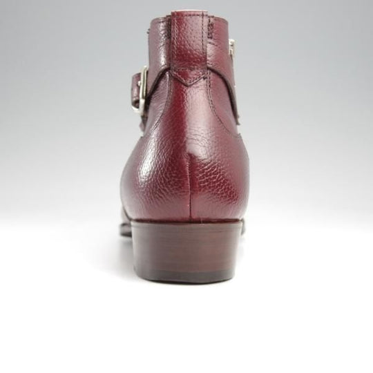 美品★Oriental/オリエンタル SIZE 6【定価￥71,500-★CREED/ベベルドグッドイヤー】6703/BIANCO/サイドジップ/ブーツ/赤茶★k152