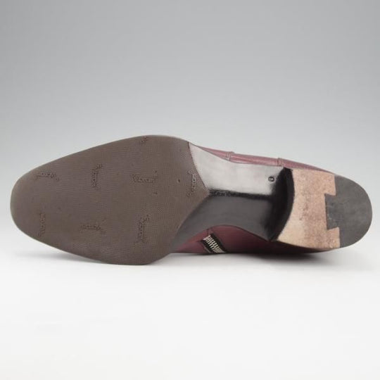 美品★Oriental/オリエンタル SIZE 6【定価￥71,500-★CREED/ベベルドグッドイヤー】6703/BIANCO/サイドジップ/ブーツ/赤茶★k152