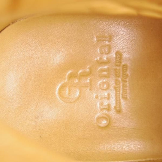 美品★Oriental/オリエンタル SIZE 6【定価￥71,500-★CREED/ベベルドグッドイヤー】6703/BIANCO/サイドジップ/ブーツ/赤茶★k152