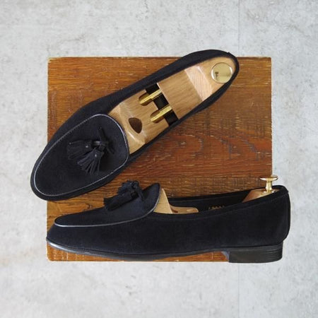 美品★アントニオ・ルフォ SIZE 6.5【定価￥39,600-★ベルジャンシューズ/トレーディングポスト取扱】AR002/黒/ANTONIO RUFO★k153