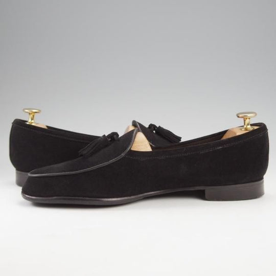 美品★アントニオ・ルフォ SIZE 6.5【定価￥39,600-★ベルジャンシューズ/トレーディングポスト取扱】AR002/黒/ANTONIO RUFO★k153