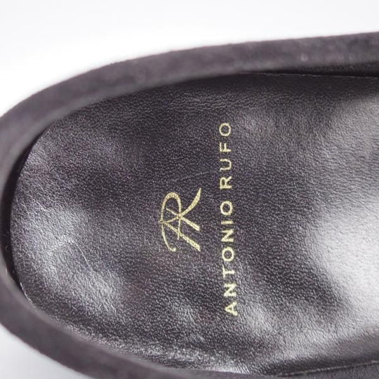 美品★アントニオ・ルフォ SIZE 6.5【定価￥39,600-★ベルジャンシューズ/トレーディングポスト取扱】AR002/黒/ANTONIO RUFO★k153