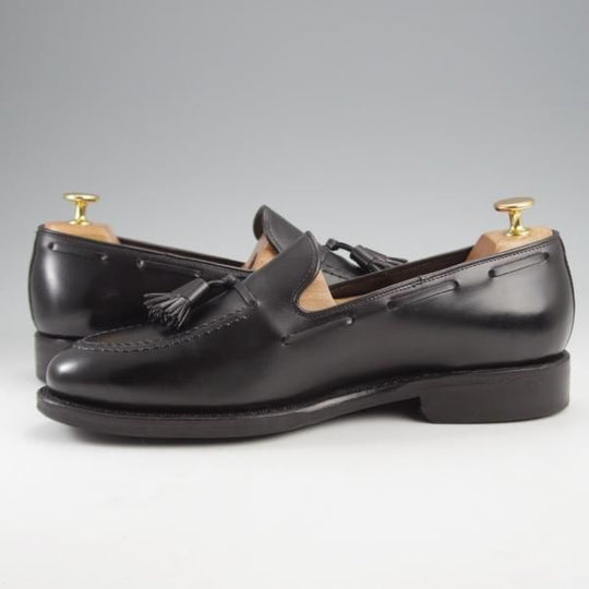 美品★ジャランスリワヤ SIZE 8【定価￥39,600-★ダイナイトソール/タッセルローファー/Tirta】EDWARDラスト/黒/JALAN SRIWIJAWA★k154