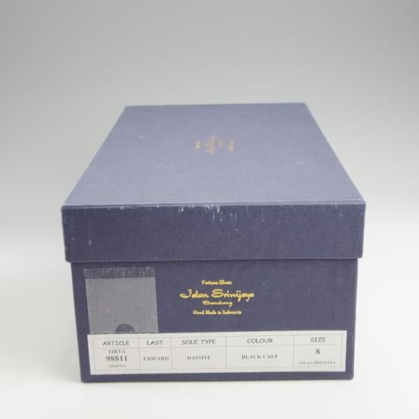 美品★ジャランスリワヤ SIZE 8【定価￥39,600-★ダイナイトソール/タッセルローファー/Tirta】EDWARDラスト/黒/JALAN SRIWIJAWA★k154