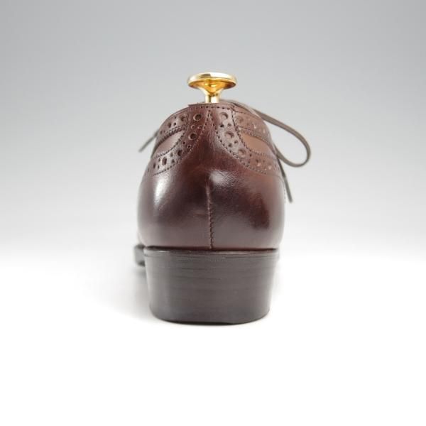 極美品★Oriental/オリエンタル SIZE 6【定価￥59,400-★ベベルドグッドイヤー/Andrew】フルブローグ/カーフ/濃茶/メンズ★k155