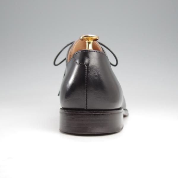 美品★(英)チーニー 8F【定価￥60,500-★プレーントゥ/OLD】11028ラスト/Vフロント/カーフ/黒/メンズ/CHEANEY★k156