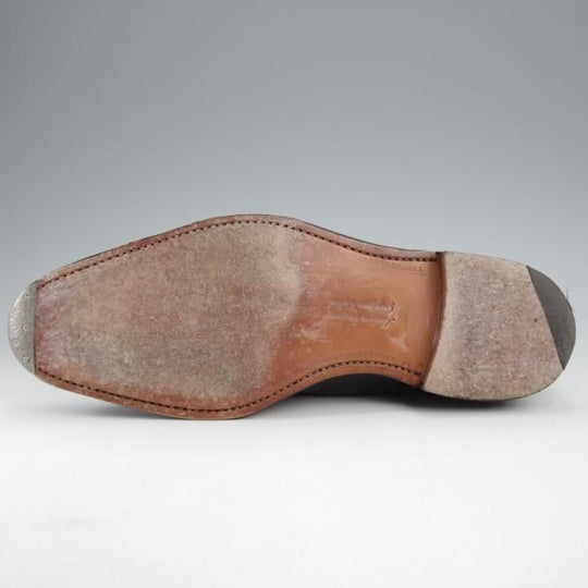 美品★(英)チーニー 8F【定価￥60,500-★プレーントゥ/OLD】11028ラスト/Vフロント/カーフ/黒/メンズ/CHEANEY★k156