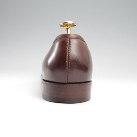 極美品★Oriental/オリエンタル SIZE 6.5【定価￥57,200-★コインローファー/ALBERS】3500/カーフ/茶/メンズ★k158