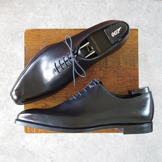 未使用★クロケット&ジョーンズ 8E【定価￥242,000-★映画007(ノー・タイム・トゥ・ダイ)公開記念モデル('21)/JAMES】黒★k161