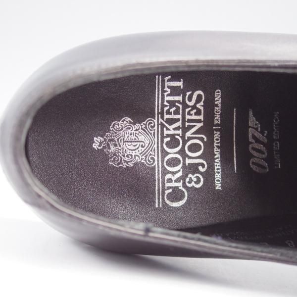 未使用★クロケット&ジョーンズ 8E【定価￥242,000-★映画007(ノー・タイム・トゥ・ダイ)公開記念モデル('21)/JAMES】黒★k161