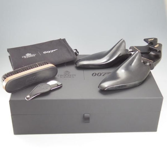 未使用★クロケット&ジョーンズ 8E【定価￥242,000-★映画007(ノー・タイム・トゥ・ダイ)公開記念モデル('21)/JAMES】黒★k161
