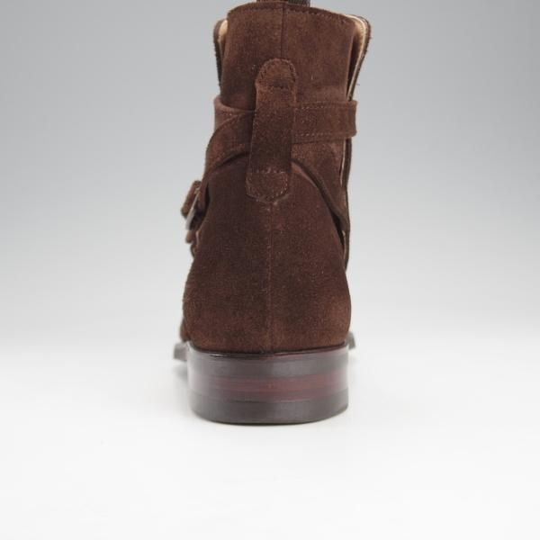 極上★(スペイン製)CARMINA/カルミナ SIZE 5【定価￥83,600-★純正シューツリー付/ジョッパーブーツ/80106】スエード/濃茶/メンズ★k163