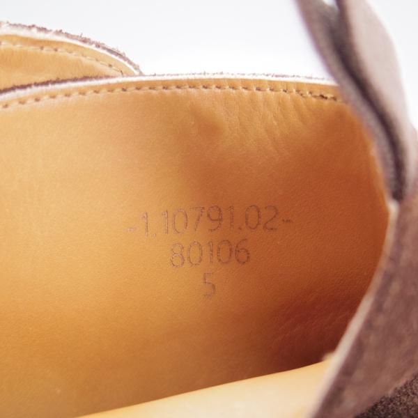 極上★(スペイン製)CARMINA/カルミナ SIZE 5【定価￥83,600-★純正シューツリー付/ジョッパーブーツ/80106】スエード/濃茶/メンズ★k163