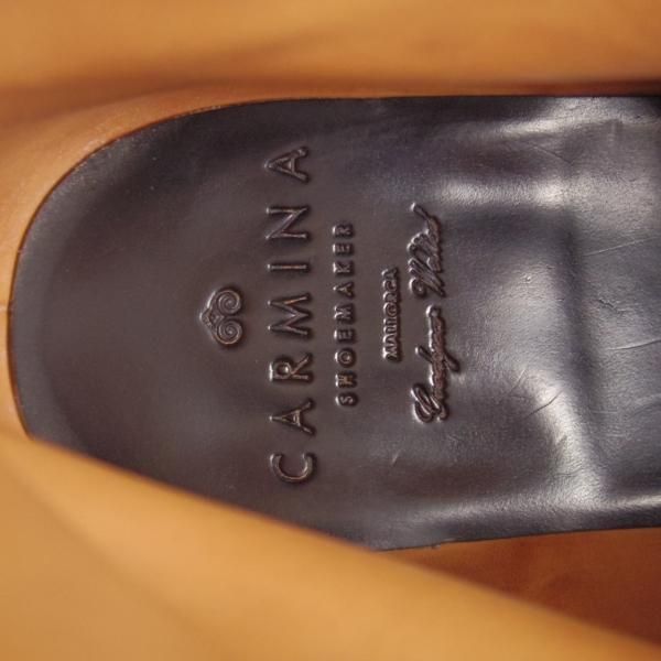 極美品★(スペイン製)CARMINA/カルミナ SIZE 5.5【モデル定価￥86,900-★レースアップブーツ/80459】オイルドレザー/黒/メンズ★k164