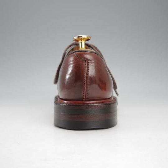 極美品★Oriental/オリエンタル SIZE 6.5【定価￥52,800-★BYRON/プレーントゥ】808ラスト/オイルドレザー/茶/メンズ★k166