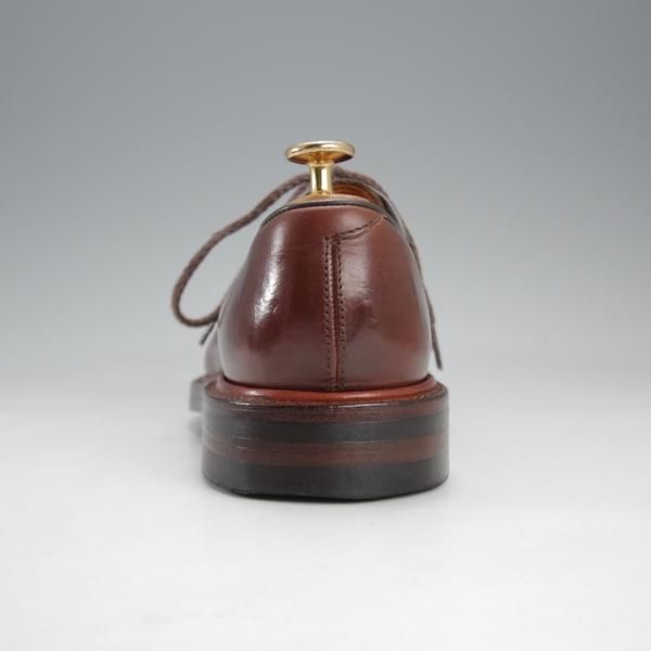 極美品★Oriental/オリエンタル SIZE 6.5【定価￥52,800-★BYRON/プレーントゥ】808ラスト/オイルドレザー/茶/メンズ★k166