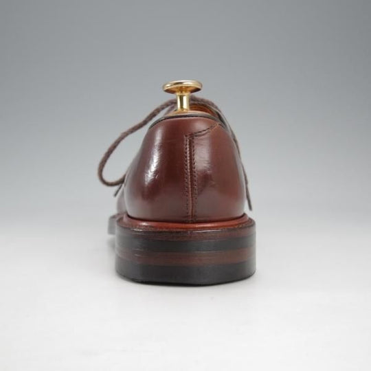 極美品★Oriental/オリエンタル SIZE 6.5【定価￥52,800-★BYRON/プレーントゥ】808ラスト/オイルドレザー/茶/メンズ★k166