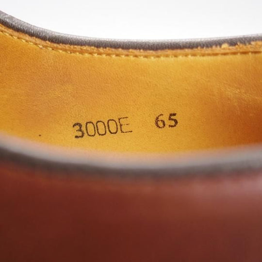 極美品★Oriental/オリエンタル SIZE 6.5【定価￥52,800-★BYRON/プレーントゥ】808ラスト/オイルドレザー/茶/メンズ★k166