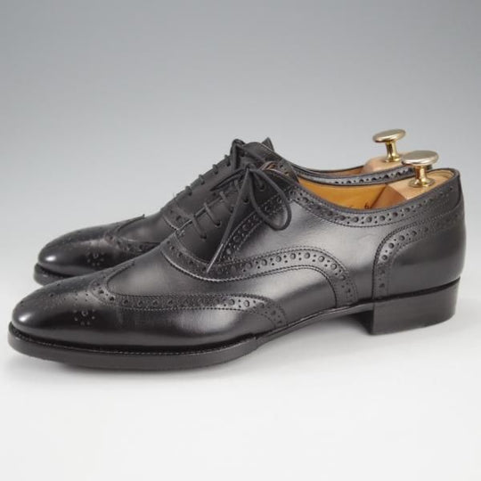 美品★Oriental/オリエンタル SIZE 6【上級★ベベルドグッドイヤー/フルブローグ】6201F/カーフ/黒/メンズ ★k167