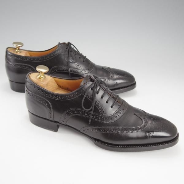 美品★Oriental/オリエンタル SIZE 6【上級★ベベルドグッドイヤー/フルブローグ】6201F/カーフ/黒/メンズ ★k167