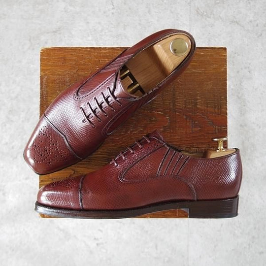 極美品★Oriental/オリエンタル SIZE 6.5【定価￥66,000-★GABRIEL 2/レイジーマン】7950ラスト/8101/赤茶/グレインレザー/メンズ★k168