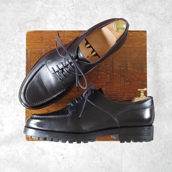 極美品★Oriental/オリエンタル SIZE 6.5【定価￥60,500-★ARAN 2/Uチップ】808ラスト/3804/カーフ/黒/メンズ★k169