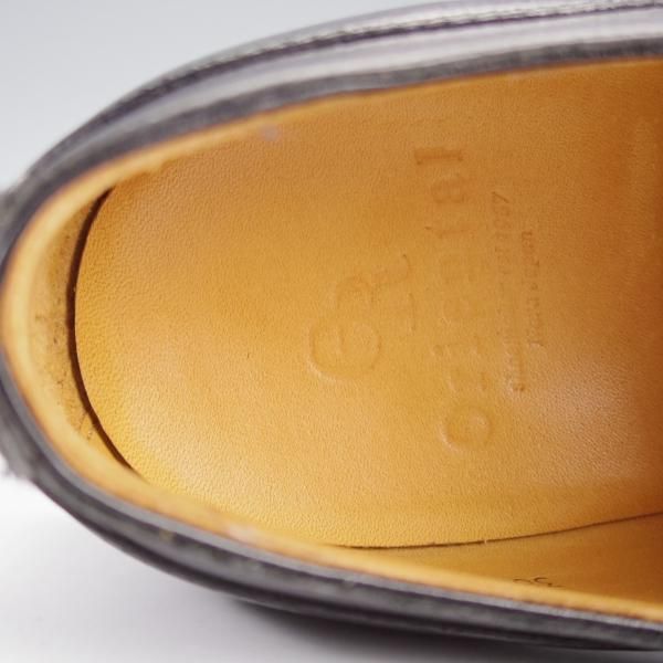 極美品★Oriental/オリエンタル SIZE 6.5【定価￥60,500-★ARAN 2/Uチップ】808ラスト/3804/カーフ/黒/メンズ★k169