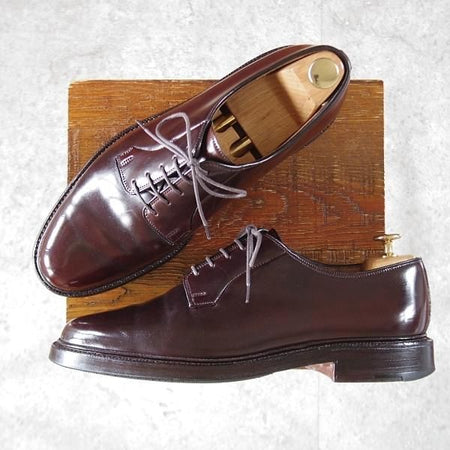 極上★クロケット&ジョーンズ 8EE【現行定価16万円程度★コードバン仕様/CARLISLE】240ラスト/プレーントゥ/赤茶/Crockett&Jones★k170