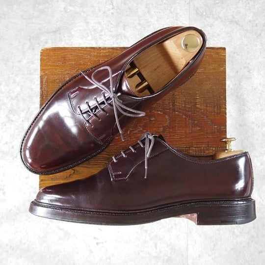 極上★クロケット&ジョーンズ 8EE【現行定価16万円程度★コードバン仕様/CARLISLE】240ラスト/プレーントゥ/赤茶/Crockett&Jones★k170