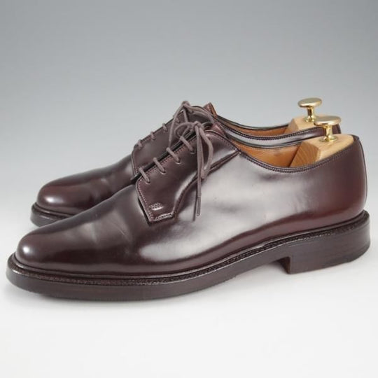 極上★クロケット&ジョーンズ 8EE【現行定価16万円程度★コードバン仕様/CARLISLE】240ラスト/プレーントゥ/赤茶/Crockett&Jones★k170