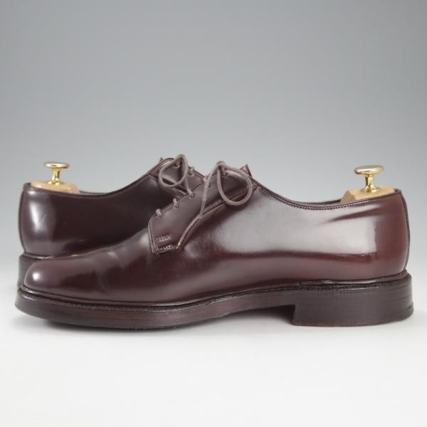 極上★クロケット&ジョーンズ 8EE【現行定価16万円程度★コードバン仕様/CARLISLE】240ラスト/プレーントゥ/赤茶/Crockett&Jones★k170