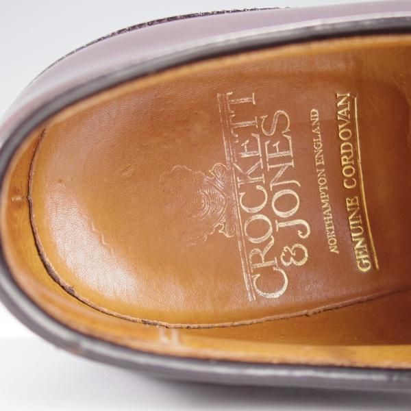 極上★クロケット&ジョーンズ 8EE【現行定価16万円程度★コードバン仕様/CARLISLE】240ラスト/プレーントゥ/赤茶/Crockett&Jones★k170