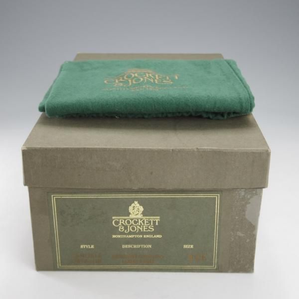 極上★クロケット&ジョーンズ 8EE【現行定価16万円程度★コードバン仕様/CARLISLE】240ラスト/プレーントゥ/赤茶/Crockett&Jones★k170