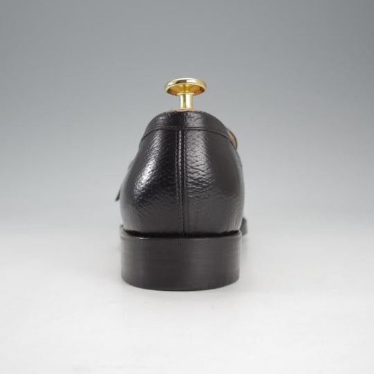 極美品★Oriental/オリエンタル SIZE 6【オーダー価格7.7万円程度★MAYFAIR/ストラップローファー】7950ラスト/グレインレザー/黒★k171