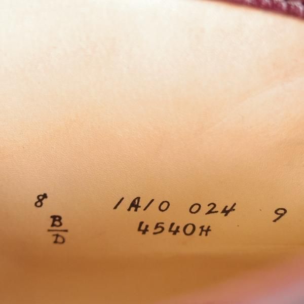 極美品★オールデン 8D【定価￥227,700-★コードバン仕様/タンカーブーツ】4540H/ミリタリーラスト/赤茶/#8/メンズ/ALDEN★k173