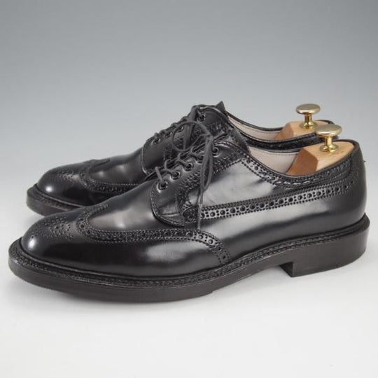 極美品★オールデン 7D【現行定価18万円程度★コードバン仕様/31851/バリーラスト】ユナイテッドアローズB&Y別注/黒/ALDEN★k174