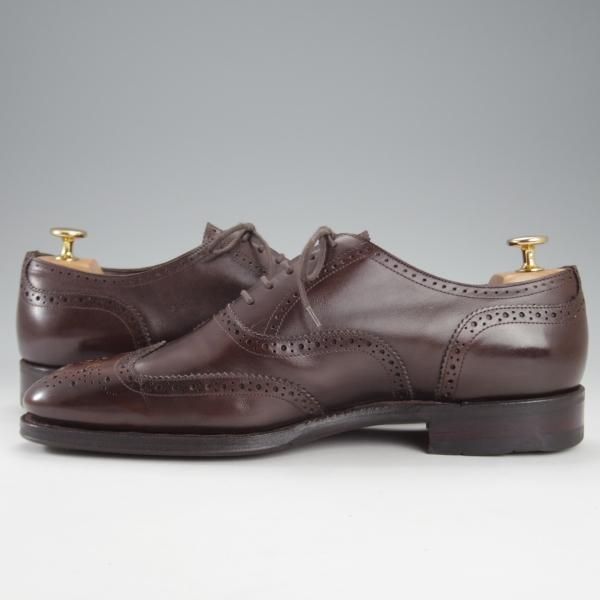 極美品★(スペイン製)MEERMIN/メルミン SIZE 8【グッドイヤーウェルテッド製法★フルブローグ/102399】カーフ/濃茶/メンズ★k176