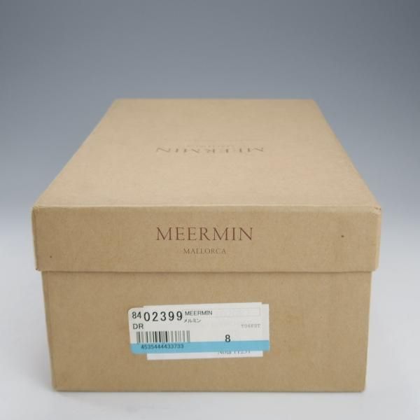 極美品★(スペイン製)MEERMIN/メルミン SIZE 8【グッドイヤーウェルテッド製法★フルブローグ/102399】カーフ/濃茶/メンズ★k176