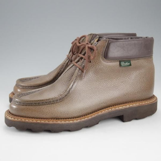 極上★パラブーツ SIZE 39【定価￥77,760-★飾りコバ仕様/MILLY/チロリアンブーツ】ミリー/グレインレザー/灰茶/Paraboot★k177