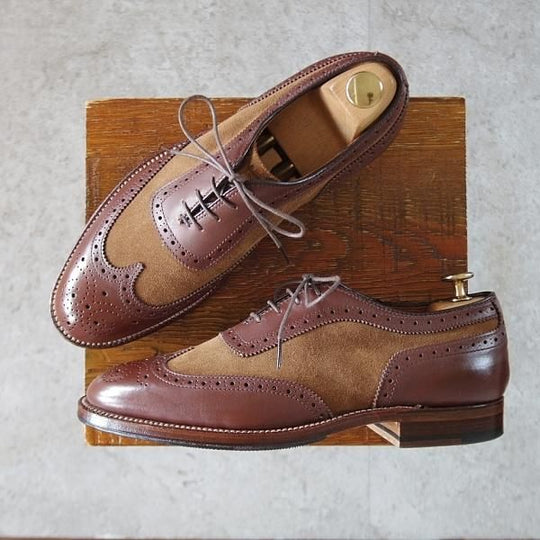 ほぼ試着程度★オールデン 7D【貴重★(ハワイ)Leather Soul別注/スペクテイターシューズ/8114】ハンプトンラスト/茶/ALDEN★k179