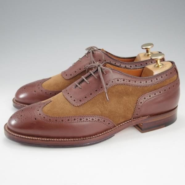 ほぼ試着程度★オールデン 7D【貴重★(ハワイ)Leather Soul別注/スペクテイターシューズ/8114】ハンプトンラスト/茶/ALDEN★k179