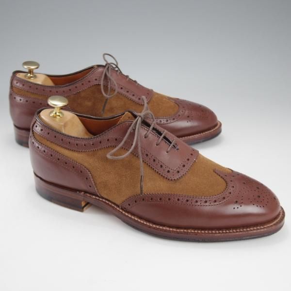 ほぼ試着程度★オールデン 7D【貴重★(ハワイ)Leather Soul別注/スペクテイターシューズ/8114】ハンプトンラスト/茶/ALDEN★k179