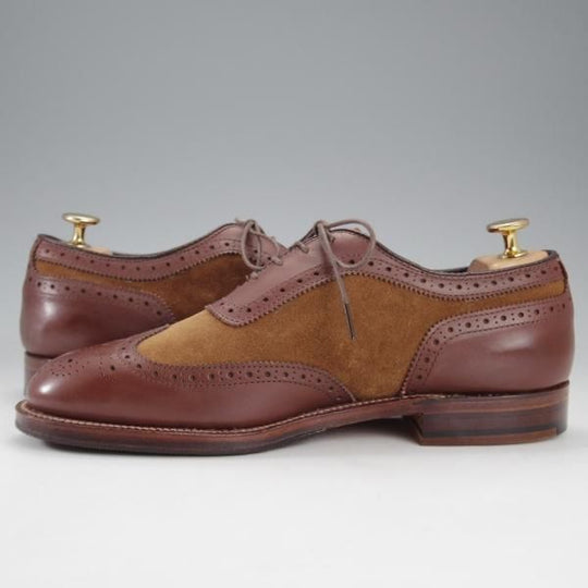 ほぼ試着程度★オールデン 7D【貴重★(ハワイ)Leather Soul別注/スペクテイターシューズ/8114】ハンプトンラスト/茶/ALDEN★k179